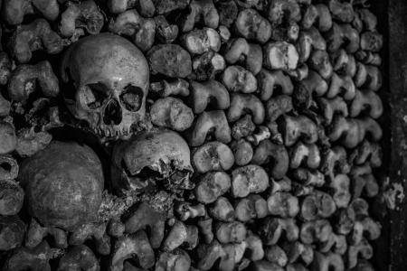 Catacombes de Paris, France. 