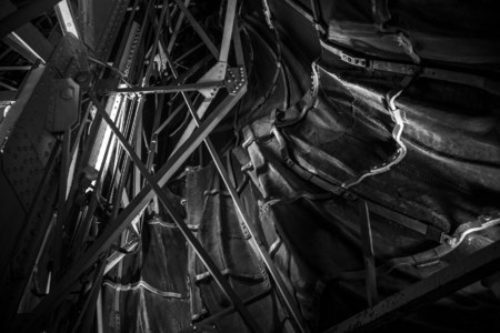 The inside of the Statue of Liberty, New York City, New York, USA