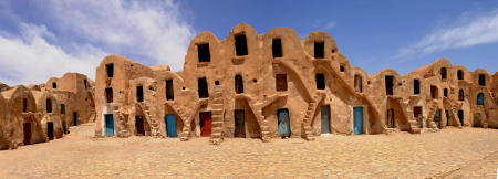Ghorfas Complex, Ksar Medenine, Tunisia