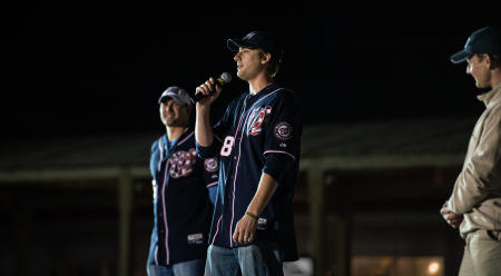 Washington Nationals pitchers Ross Detwiler and Craig Stammen; Washington Capitals forward Matt Hendricks in Afghanistan for The Chairman's USO Holiday Tour 2012